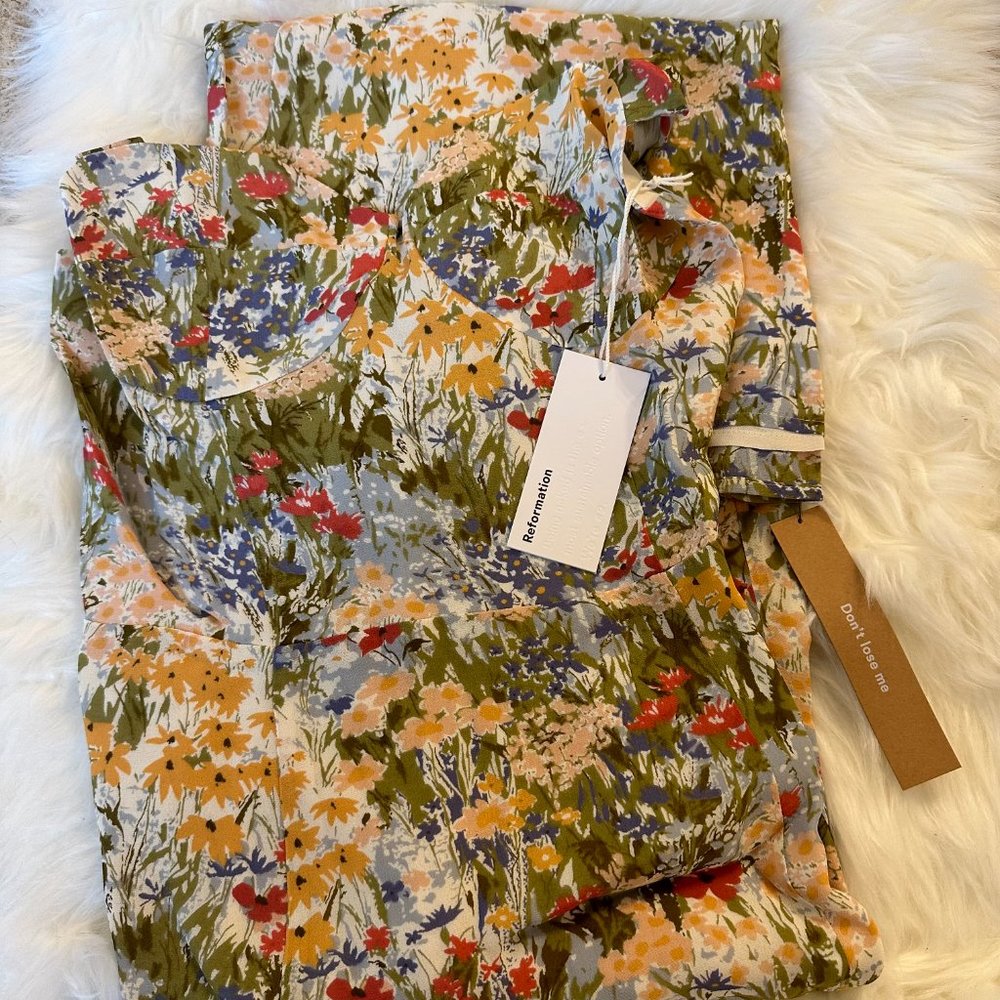 Reformation Nadira Dress in Countryside - Picture 7 of 16
